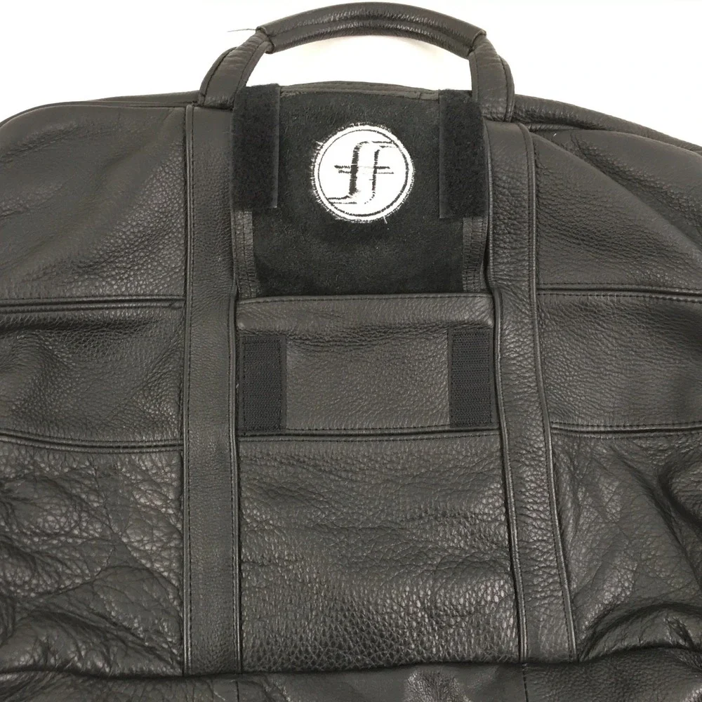 Soft Black Leather‎ Briefcase Attache Bag Business Supple Unbranded Mexico-Made